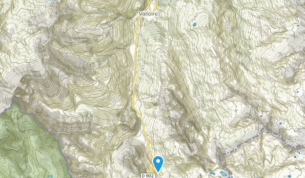 Valloire, Auvergne-Rhône-Alpes Map