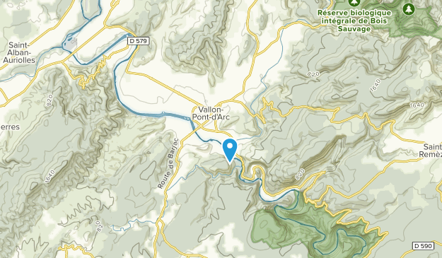 Vallon-Pont-d'Arc, Auvergne-Rhône-Alpes Map