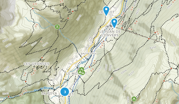 Vallorcine, Auvergne-Rhône-Alpes Map