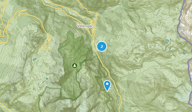 Villaroger, Auvergne-Rhône-Alpes Map