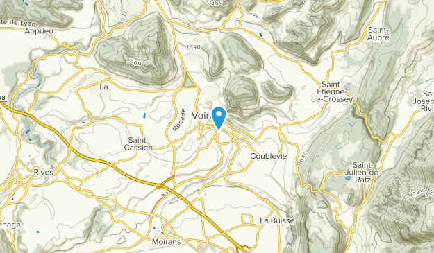 Voiron, Auvergne-Rhône-Alpes Map