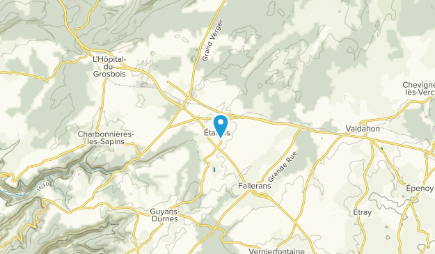 Étalans, Bourgogne-Franche-Comté Map