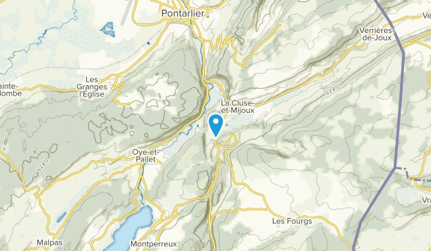 La Cluse-et-Mijoux, Bourgogne-Franche-Comté Map