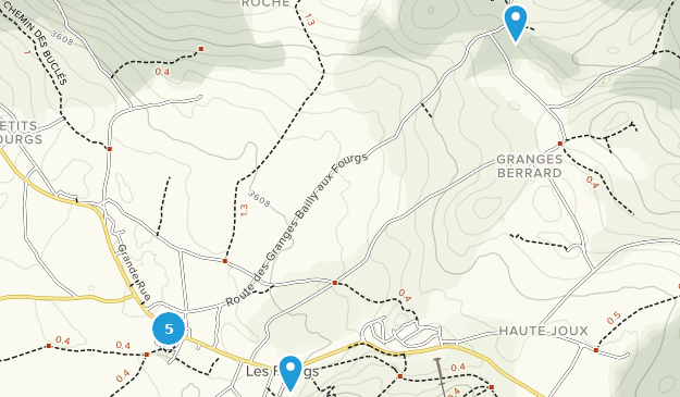 Les Fourgs, Bourgogne-Franche-Comté Map