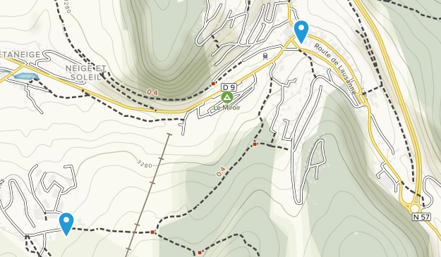 Les Hôpitaux-Neufs, Bourgogne-Franche-Comté Map