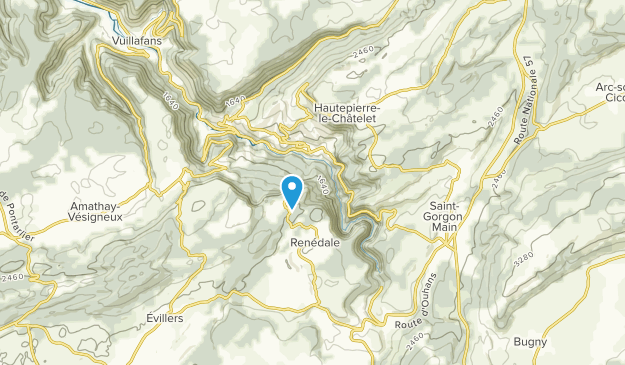 Mouthier-Haute-Pierre, Bourgogne-Franche-Comté Map