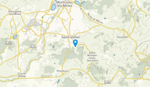 Saint-Vallier, Bourgogne-Franche-Comté Map