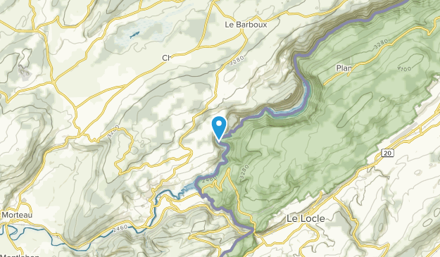 Villers-Le-Lac, Bourgogne-Franche-Comté Map