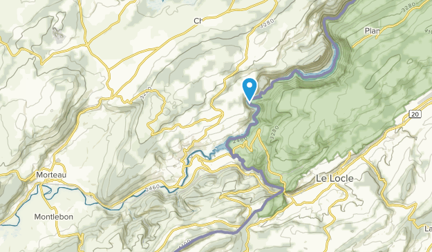 Villers-Le-Lac, Bourgogne-Franche-Comté Map