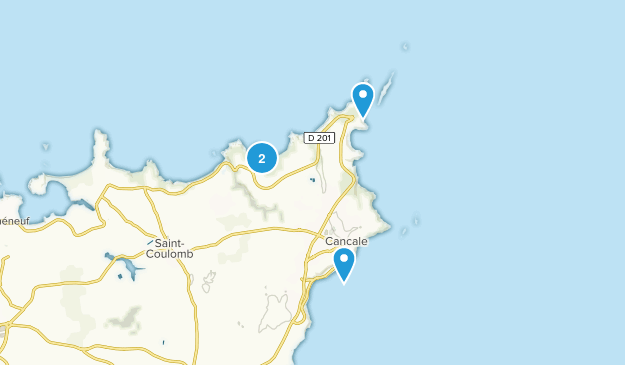 Cancale, Brittany Map
