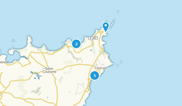 Cancale, Brittany Map