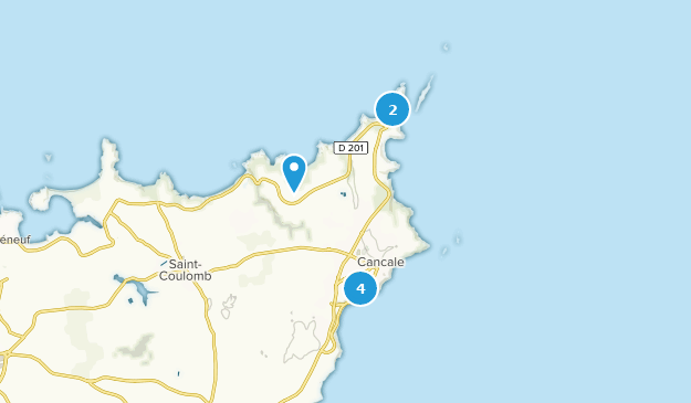Cancale, Brittany Map