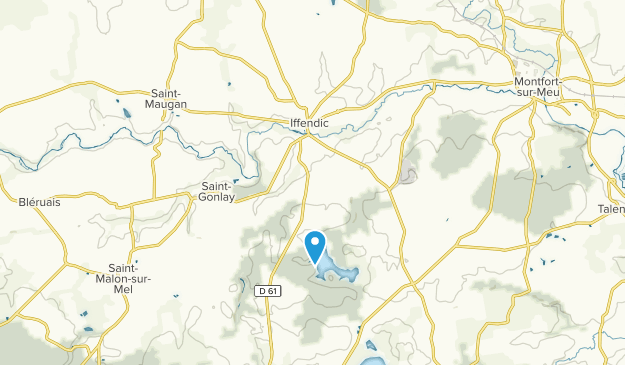Iffendic, Brittany Map
