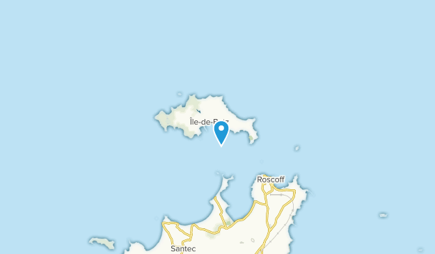 Île-de-Batz, Brittany Map