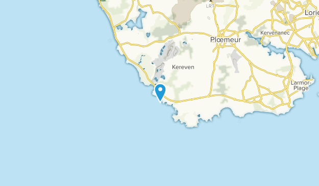 Kerroc’h, Brittany Map