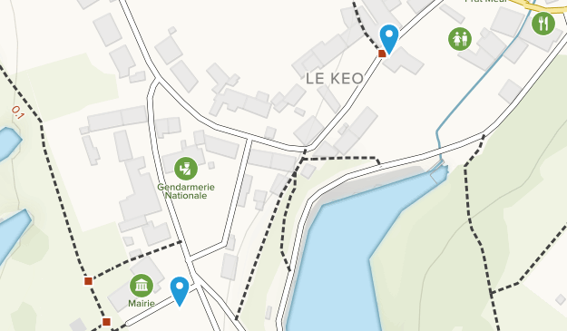 Lampaul, Brittany Map