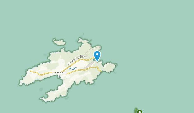 Le Stiff, Brittany Map