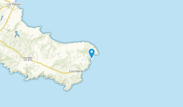 Locmaria, Brittany Map