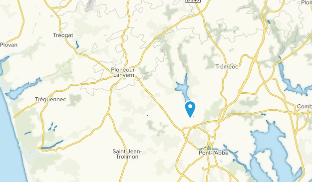 Plonéour-Lanvern, Brittany Map