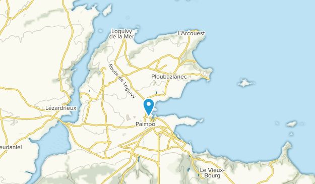 Ploubazlanec, Brittany Map