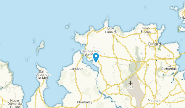 Saint-Briac-sur-Mer, Brittany Map