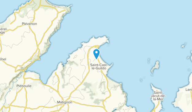 Saint-Cast-le-Guildo, Brittany Map