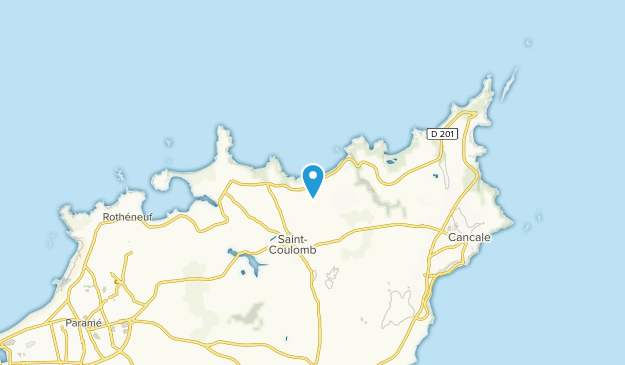 Saint-Coulomb, Brittany Map