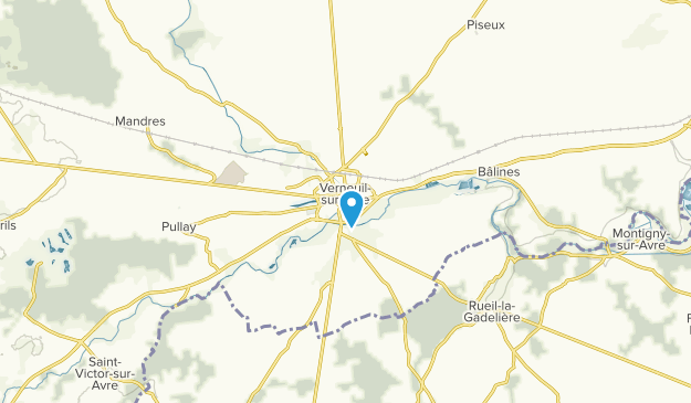 Verneuil-sur-Avre, Centre-Val de Loire Map