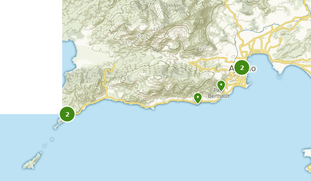 Ajaccio, Corsica Map