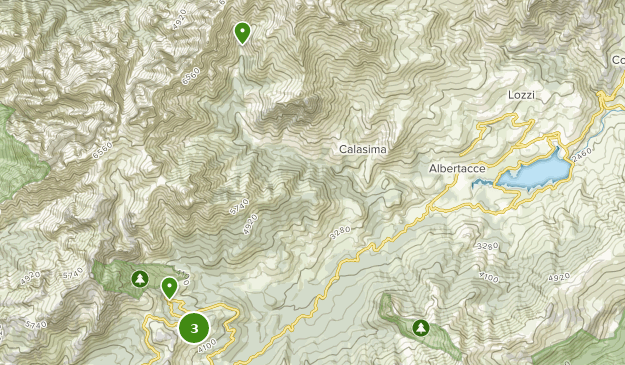 Albertacce, Corsica Map