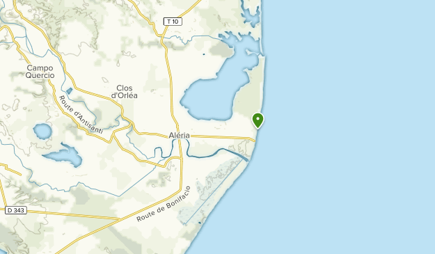 Aléria, Corsica Map