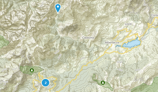 Albertacce, Corsica Map