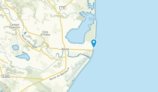 Aléria, Corsica Map