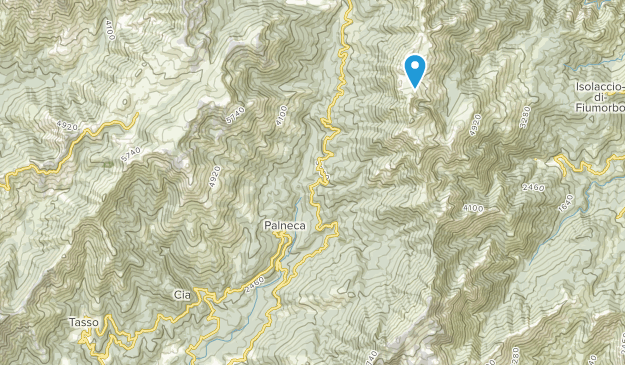 Ciamannacce, Corsica Map