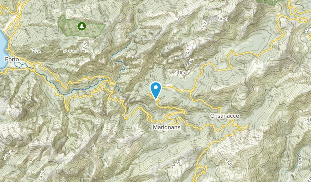 Évisa, Corsica Map