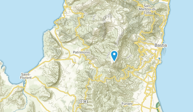 Patrimonio, Corsica Map