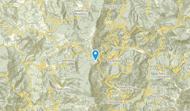 Quercitello, Corsica Map