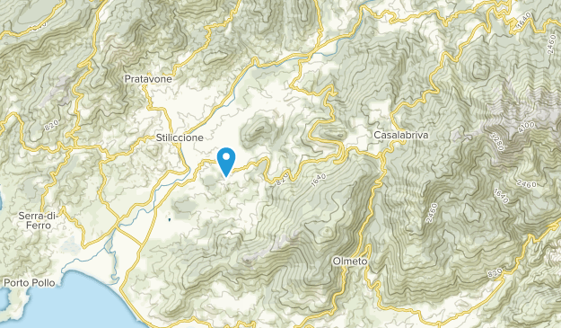 Sollacaro, Corsica Map