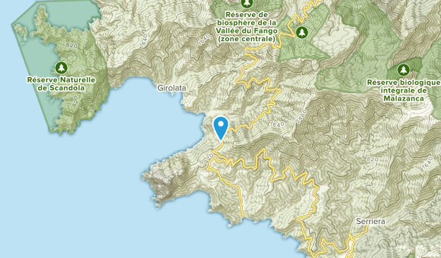 Tuara, Corsica Map