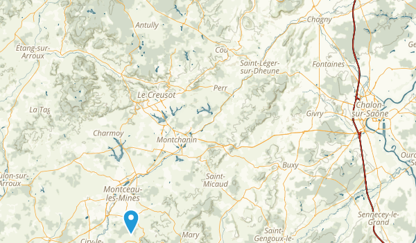 Santenay, Côte-d'Or Map