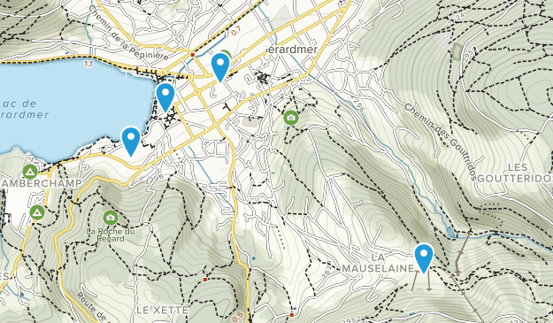 Gérardmer, Grand Est Map