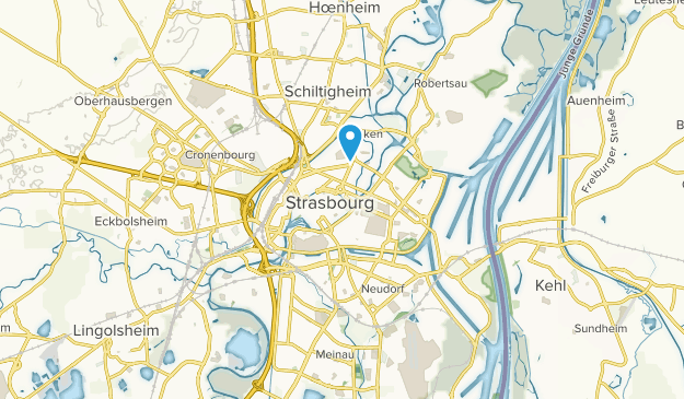 Strasbourg, Grand Est Map