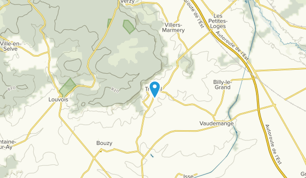 Trépail, Grand Est Map