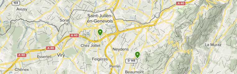 Saint Julien France Map Best 10 Trails And Hikes In Saint-Julien-En-Genevois | Alltrails