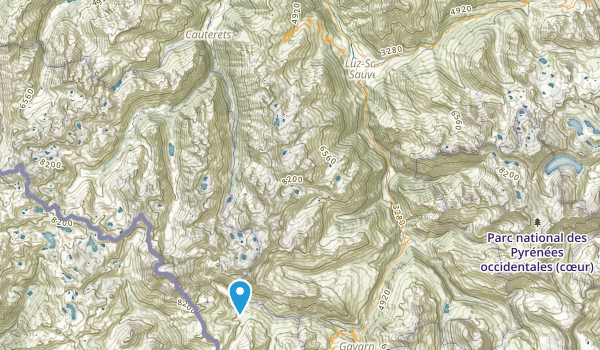 Gavarnie-Gèdre, Hautes-Pyrénées Map