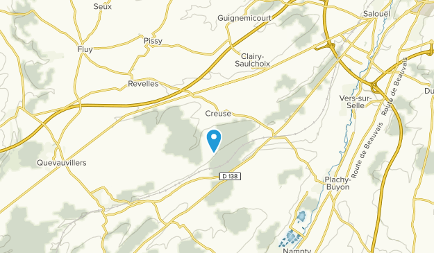Creuse, Hauts-de-France Map