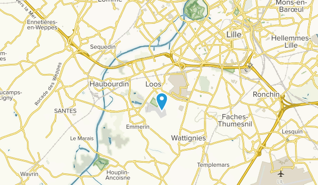 Loos, Hauts-de-France Map