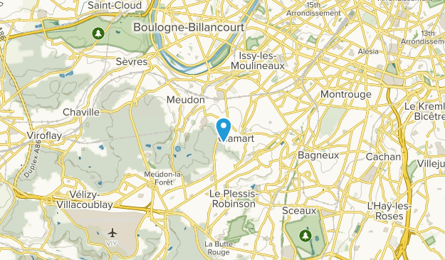 Clamart, Hauts-de-Seine Map