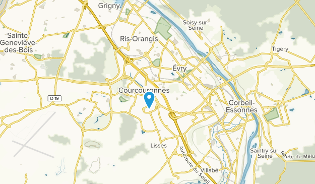 Évry, Île-de-France Map