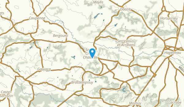 Saint-Cricq-Chalosse, Landes Map
